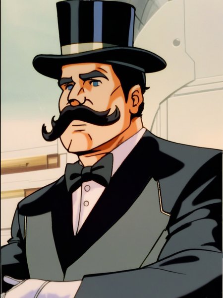 mustache gentleman, tophat, tuxedo, [animation:transformers:0.33]
score_8_up <lora:Transformers 86 FT-000005:1>