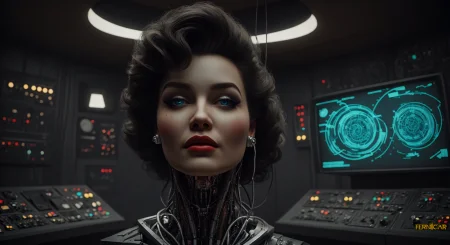 50's ai, retro sci-fi