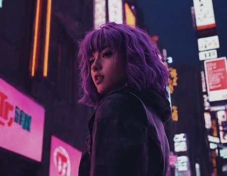 neonpunk style <lora:cwhyberponk:1>,cwhyberponk,science fiction,realistic,cyberpunk,fantasy,city,street, . cyberpunk, vaporwave, neon, vibes, vibrant, stunningly beautiful, crisp, detailed, sleek, ultramodern, magenta highlights, dark purple shadows, high contrast, cinematic, ultra detailed, intricate, professional