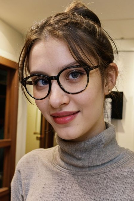 award winning photograph, masterpiece, best quality, pretty 18 year old German girl with huge erect nipples poking through a  (tight white tank top), pigtails, Sexy micro thong, round glasses with metal rim, slim, smiling, white striped thigh high stockings, sneakers, no bra, cameltoe, wedgie, pantyshot, perky and pointy breasts, hard nipples, dark nipples, bumpy areolas, slim, slender, cherry red lipstick, freckles, smile, seductive smile, (looking at viewer, extremely detailed face, beautiful eyes, detailed eyes, symmetric eyes, open eyes, seductive eyes, slim face:1.3), (eyeshadow, makeup:1.1), besides a quiet lake among crags in the background, cowboy shot, perfect eyes, metal round glasses, piercings, fully coloured tattoos, perfect eyes, perfect features, pigtails, long curly blond hair, stunningly pretty, hyper realistic details, cinematic lighting, cinematic quality, sharpen, hyper realistic, ultra realistic, textured skin, remarkable detailed pupils, realistic dull skin noise, visible skin detail, skin fuzz, dry skin, bokeh, sharp focus on subject. perfect eyes, detailed eyes, eyeliner5, pokies, Fixhand