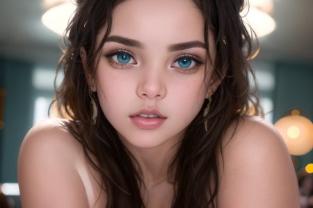 RAW photo, subject, (high detailed skin:1.2), 8k uhd, dslr, soft lighting, high quality, film grain, Fujifilm XT3, absurdres, (detailed eyes:1.3), (beautiful detailed eyes), (beautifully detailed face), (detailed skin:1),
cinematic lighting, dynamic angle, cinematic pose,
sexy, seductive, provocative, energetic, frenzied, excited,
smooth thighs, petite, small breasts, pale skin, blushing, straddling,
simple background, ambient lighting,
 <lora:stylesqueeze_v1b:0.8> <hypernet:OverallDetail:1> <hypernet:SkinHairDetail:1>