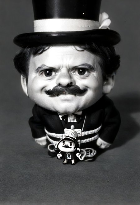 ((((((black and white,chibi)))))),((small man with mustache, top hat, kenbis, chibi, chibi, male only, male, male chibi, monocle, art deco, thick mustache, comically large mustache, handlebar mustache, tiny, multiple men, shrunk, microxl, some little guys,  high angle, from above)), bwMovies, realistic, photo, vintage photo, ((very small man, small man, a small man, a man who is small, a small man)), an unapologetically small human male, black and white, smiling, very happy, euphoric, ecstatic, wonderful small men, large smile, huge smile