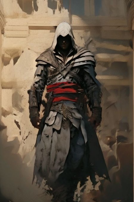 Male knight in assassin's robes and hood, american soldier, bright sunlight lighting, ((red white and blue colors of the United States of America)), ((assassin's creed)), Ezio's assassin's creed hood, highly detailed fantasy full body, medieval armor and an epic ornamented mask, cape, very wide shoulders, wearing gauntlets, proud warrior wearing intricate medieval HKStyle armor, dynamic pose, dynamic angle, symbolic, highly detailed, sharp focus, militaristic, (Classic red, white, and blue of the American flag background), chaos warrior, absurdly detailed, knight, armor, sword, holding weapon, american flag background, United states flag in background