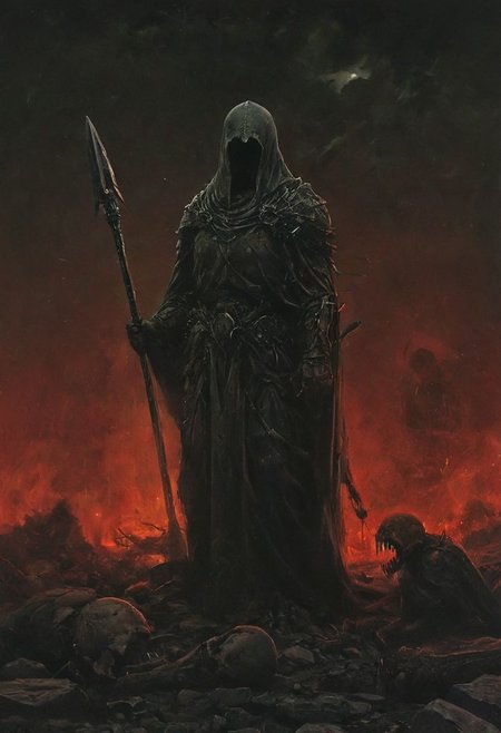Completely Helm's fall absolutely nothing, pure black, detailed, but the Lord of the Rings of life are rising, FastNegativeV2, ral-dissolve,(James Ensor,Unica Zurn,Zdzislaw Beksinki:1.3), Skeletons,Weeping statues, Paranormal,Apparition, (Metallics:1.1), (Shape:1.1), (Monotyping:1.1), (Strobe light:1.3), Stone, Rhombus, ultra detailed, intricate, oil on canvas, dry brush, (surrealism:1.1), (disturbing:1.2) <lora:khorne:0.7> <lora:methurlant:0.5>
The king's guards fell like wheat before the scythe, their cries of alarm silenced by the swift and merciless blades of the assassin knights. In the heart of the fortress, they confronted the tyrant king himself, a figure wreathed in shadows and crowned with a crown of thorns.
A fierce battle ensued, the clash of steel and the crackle of dark magic filling the air with a palpable sense of impending doom. Sirah's daggers danced like silver serpents, finding their mark with unerring accuracy, 
creating a hyperpunk scene with desaturated translucent DARK Red and beige details, colorful (polaroid:0.7) with vibrant colors, (vacations, high resolution:1.3), (small, selective focus, european film:1.2), (sexual advance:1.1), ,end of hopes ,silence, extremely detailed,dark,Completely The Battle of Helm's Padl absolutely nothing, pure black, detailed, but the Lord of the Rings of life are rising, FastNegativeV2, ral-dissolve,