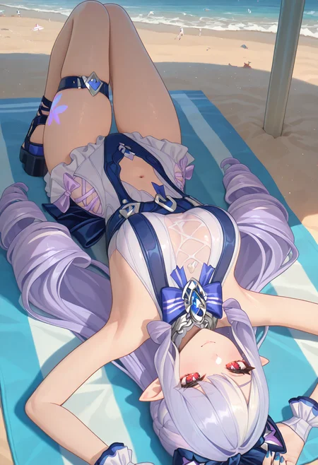 Vivian (Iris of the shore outfit) - Zenless Zone Zero (ZZZ) - Illustrious