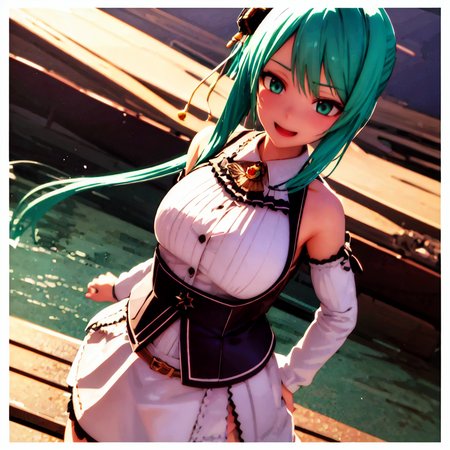 masterpiece, best quality, photorealistic, 3D, shiny_skin, shiny_hair, dynamic angle, beautiful detailed glow, HDR, Rembrandt lighting, colorful refraction, lens flare, bloom, film Reflection, chromatic aberration, light diffusion, public indecency, cowboy shot, deep meaning, physically-based rendering, bright, vibrant, intricate, 1girl,kagura suzu,<lora:kagura suzu:1.0>,  :d,
