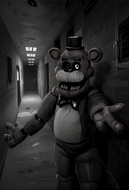score_9, score_8_up,score_7_up, source_anime, BREAK
horrorcctvlora, freddy, abandoned hallway, horror (theme), monster, monochrome, giant freddy, beckoning, reaching towards viewer, beckoning, reaching towards viewer, black eyes, black sclera