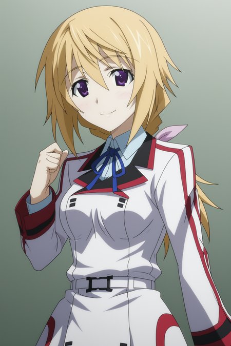 score_9, score_8_up, score_7_up, source anime, prefect lighting, very aesthetic, BREAK, anime coloring, anime screencap,
<lora:charlotte_dunois_v3-pdv6:1>, 1girl, charlotte dunois, infinite stratos, blonde hair, purple eyes, low ponytail,
infinite stratos academy school uniform,
BREAK, looking at viewer, smile, upper body, 
BREAK,
