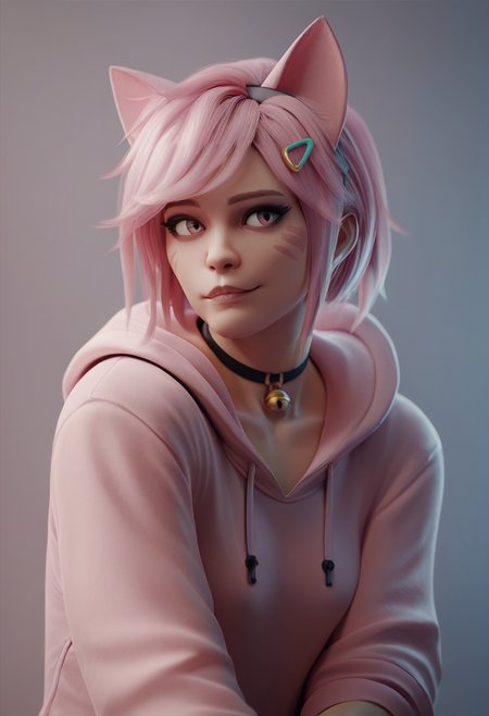 score_9, score_8_up, score_7_up, score_6_up, score_5_up,   <lora:sixplusoneXLP:1> sixplusone, 1girl, hoodie, pink hair, cat ears,