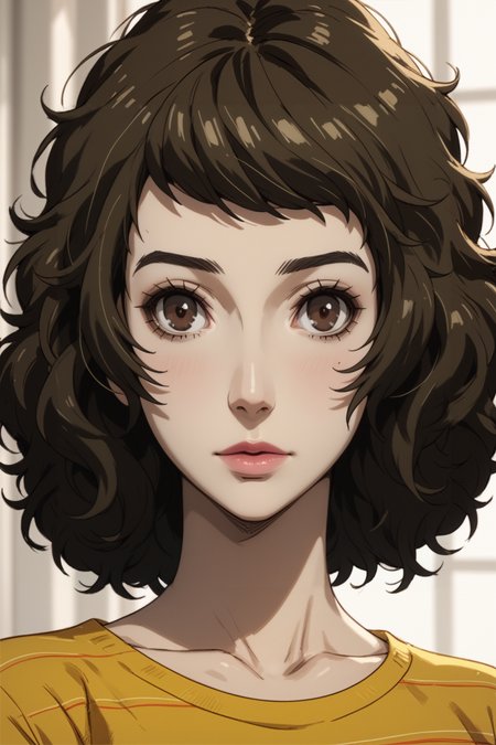 score_9, score_8_up, score_7_up, score_6_up
<lora:P5Sadayo:0.8>
P5Sadayo, 1girl, brown hair, brown eyes, wavy hair, looking at viewer, portrait