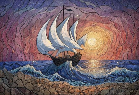 scenery, no humans, ArsMJStyle, Mosaic art   <lora:ArsMJStyleSDXL_-_Mosaic:0.6>
sailmo