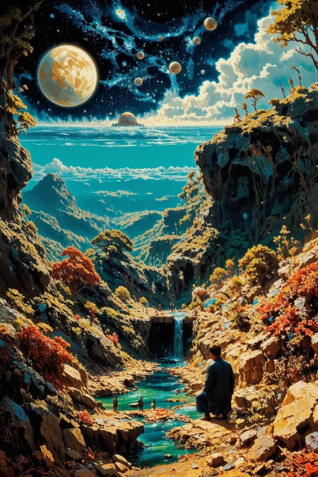 (ocean bottom) beautiful surreal space landscape, woman, intricate, very detailed, multilayer paint style, colorful, <lora:Hand v2:1> <lora:Anti-Blur:1> <lora:Insane Detail Slider:0.5>   <lora:Flux.1_Turbo_Detailer:0.6> <lora:flux-photo-transparent_Alpha_1.0:0.8> <lora:flux.1_lora_flyway_Epic-detail_v2:1> <lora:Painterly01b_CE_FLUX_AIT:0.8> pntrlyCE_style, <lora:VividlySurreal:0.8> <lora:PsykeV1:0.6>
