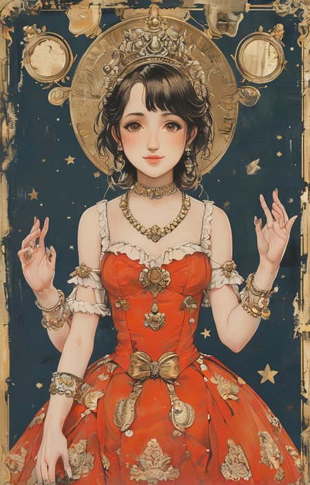 masterpiece,best quality,<lora:tbh238-sdxl:0.9>,illustration,style of Ravi Zupa, portrait of idolmaster cinderella girls,