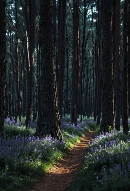 "Mystic Forest Double Exposure":
(artistic photography by Mimi Cherono Ng'ok and Dominique Issermann:1.2), award wining, fast autofocus, f/1.4, shutter speed 1/15 sec, iso400, white balance fluorescent, exposure compensation "-1.5 ev", aperture priority shooting mode, symmetry and balance, focus mode continuous, center-weighted metering, aesthetic of geometric abstraction, forward-thinking exceptional tour de matre, masterful details, inhospitable atmosphere, lens distortion, (lavender and dark brown colors:0.1), <lora:MJ52:0.35> (best quality, 8K, high resolution, extreme detail, outstanding composition:1.4), dramatic light,