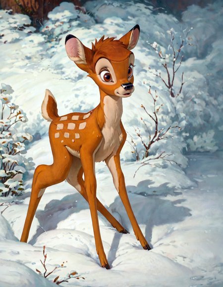 score_9, score_8_up, score_7_up, score_6_up,
<lora:Bambi:1> bambi, young, adult, no horns, deer, solo, ((Four legs,)) hyperdetailed, furr,