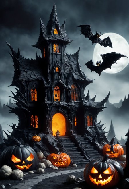 DonMB14ckR0ckXL, black rock, __Bo/halloween/random*__, <lora:DonMB14ckR0ckXL-000008:0.8>
