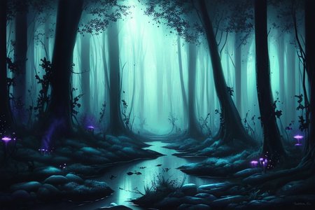 (masterpiece:1.2), (best quality,:1.2), 8k, HDR, ultra detailed, ((photorealistic)), professional light, cinematic lighting, fashion photography, ambient lighting, <lora:detail_slider_v4:2>, a dark fantasy forest at night, fog, sinister atmosphere, feyfa, <lora:FeyAndFairies-10:1>, style-sylvamagic, epiCPhoto
