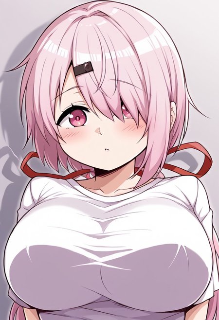 source_anime, sy1, pink eyes, purple eyes, pink hair, white hair, hair between eyes, hair over one eye, long hair, ponytail, low ponytail, hairclip, hair ornament, ribbon, red ribbon, hair ribbon,<lora:ShiinaYuikaXLv2-17:1>, Uncensored ,Unedited ,,, ,,, ,,,, , ,,,, ,,, ,,, ,, ,, ,, , , ,,huge breasts ,,,