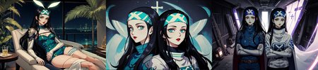 highly insanely detailed, masterpiece, top quality, best quality, highres, 4k, 8k, RAW photo, (very aesthetic, beautiful and aesthetic), 
__lazy-wildcards/cosplay-char/ShinMegamiTensei/beth/prompts__, 
<lora:zs_Beth:0.7>, 
(1girl:1.3), 1other, 
__lazy-wildcards/dataset/background__,âââ