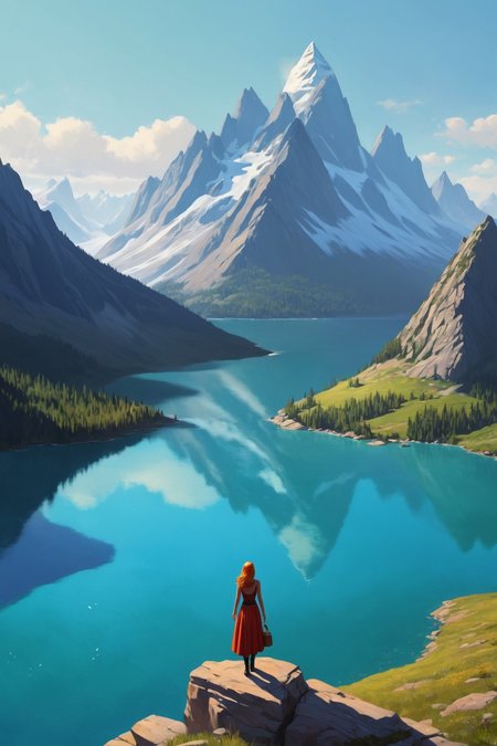 by Kelly Mckernan and Svetlin Yosifov and Mandy Jurgens in the style of Jessica Rossier and Greg Staples,   landscape