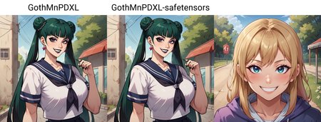 1girl, outdoors, looking at viewer, smiling,  GothMnPDXL