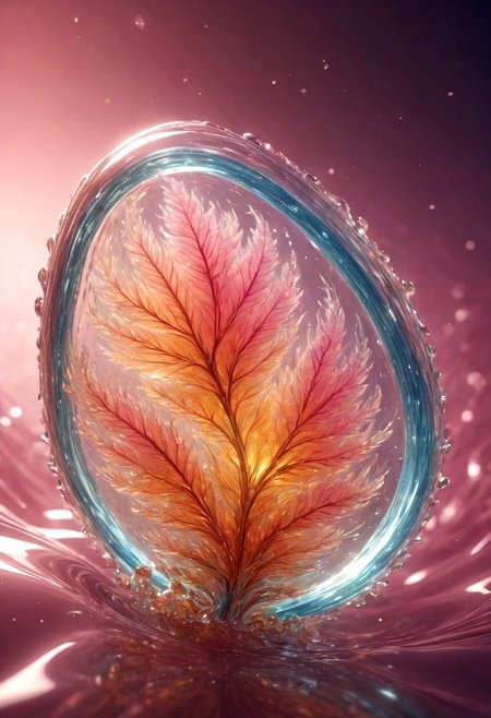 An abstract shape, amazingly fluid, made of glass, detailed, 3d fractals, light particles, water drops, shimmering light, surreal, ink, smooth, shimmering, glow, cinematice contrast, Glow, backlight 
16k