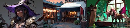 highly insanely detailed, masterpiece, top quality, best quality, highres, 4k, 8k, RAW photo, (very aesthetic, beautiful and aesthetic), 
__lazy-wildcards/subject/env-bg/SavageVerse/prompts__, 
<lora:SavageVillage-10:0.5>, 
(1girl:1.3), 
solo focus, 
($(char-skin-tanned-dark-black-bronze-001):1.1), 
(__lazy-wildcards/char/haircolor__), 
__lazy-wildcards/dataset/background__,âââ