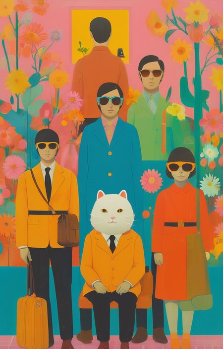 masterpiece,best quality,<lora:tbh289-sdxl:0.9>,illustration,style of Joan Cornella animals