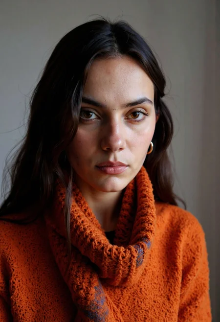 <lora:dafne-keen-dev2pro-lora:1>,DK woman,,annoyed,Caño Cristales,Canon eos 5d mark 4,Muted low Grain