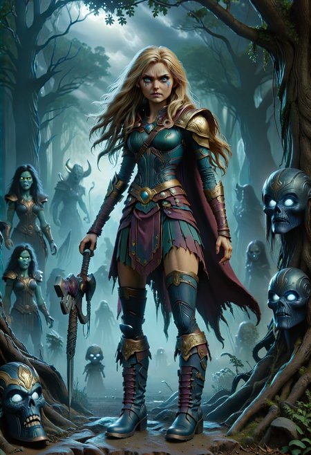 DonMV00d00XL  female asgardian, voidcaller, boots <lora:DonMV00d00XL:1>