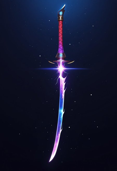 MASTERPIECE, AMAZING QUALITY, NO HUMANS, G0DSW0RD, COSMIC KATANA