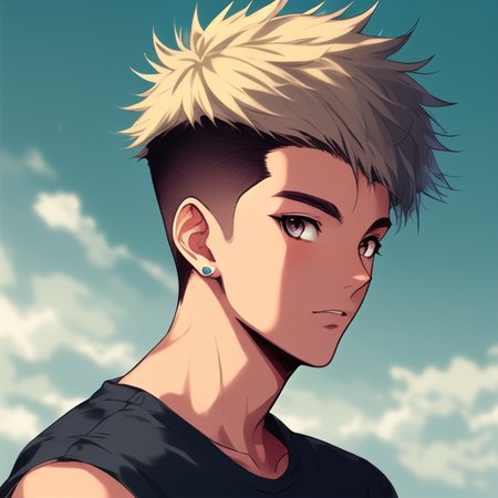 Short hair (males)
