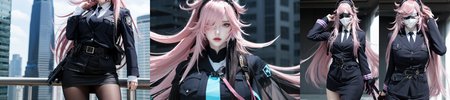 highly insanely detailed, masterpiece, top quality, best quality, highres, 4k, 8k, RAW photo, (very aesthetic, beautiful and aesthetic), 
__lazy-wildcards/cosplay-char/tenkuu_shinpan/yayoi_kusakabe/prompts__, 
<lora:Yayoi_Kusakabe:0.7>, 
(1girl:1.3), 1other, 
__lazy-wildcards/dataset/background__,âââ