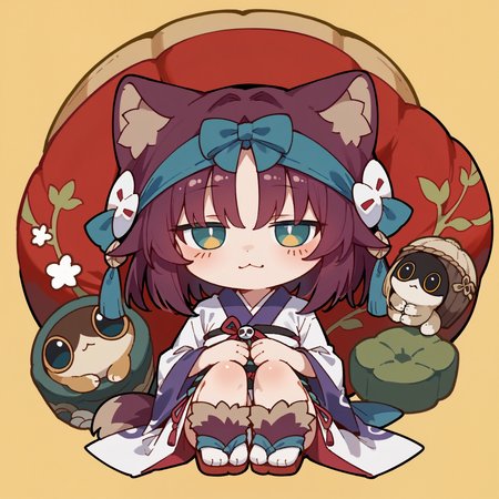 score_9, score_8_up, score_7_up, <lora:critterPickHonkaiStar_v10:1> hcrpick, animal, chibi, 1girl, Kamaitachi, animal ears, animal legs, thighhigh fur, tabi foot
<lora:V5.1_retrain:0.7>