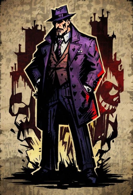 comicish artwork in dgst artstyle, mafia