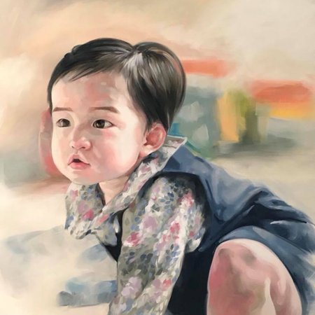 Watercolor Painting in Himhp Style
