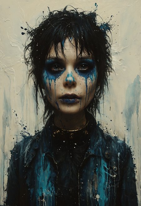 Faceless entity in swirling, dark mist, lighting, <lora:Melting_world:1>, <lora:gorgoeus_splash_of_vibrant_paint:0.7> Gorgeous splash of vibrant paint