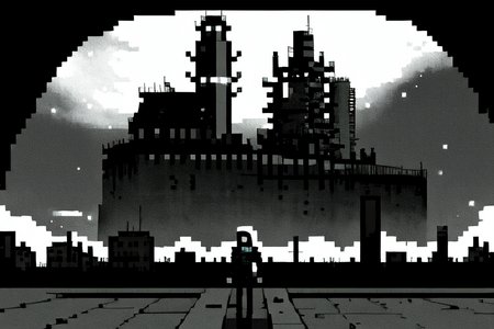 highly insanely detailed, masterpiece, top quality, best quality, highres, 4k, 8k, RAW photo, (very aesthetic, beautiful and aesthetic),  
tsutomu nihei,nihei_tsutomu,blame!,blame gakuen!,abara,TNstyle,sidonia_no_kishi,(giant room,sidonia \(ship\),city ruins,hangar,space,spacecraft,mausoleum,stairs,tower,lab,deep horizon,megastructure in background,tunnel),foggy,smoke,walkway,dome,machinery,toha heavy industries,clouds,star \(sky\),starry sky,light particles,wire,fence,drainpipe,letterboxed,tentacles,gauna,gauna mech,dark sky,black sky,bones,bridge,buildings,concrete walls,metal walls,lantern,ventilation fan,ventilation shaft,cables,tubes,industrial pipes, 
<lora:ABARA:0.7>, 
(1girl:1.3), 
solo focus, 
underground facility,âââ