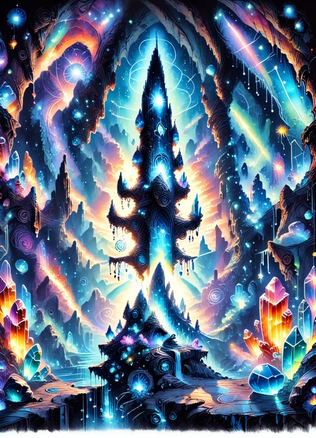 DonMM4g1c4c4d3myXL, score_9, score_8_up, score_7_up, score_6_up, crystal canyon, keystone,constellation,  rating_safe  <lora:DonMM4g1c4c4d3myXL-pony:1.1>