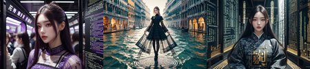 highly insanely detailed, masterpiece, top quality, best quality, highres, 4k, 8k, RAW photo, (very aesthetic, beautiful and aesthetic), 
__lazy-wildcards/subject/style-elem/code_style/prompts__, 
<lora:CodeStyle (half generic class)_564920:0.5>, 
(1girl:1.3), 1other, 
__lazy-wildcards/dataset/background__,âââ