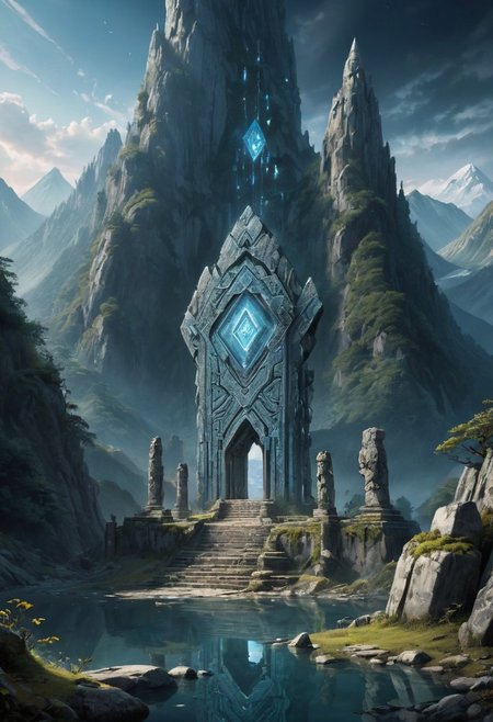 *Channel_42* *中* *Mountainside*
*Foreboding* *Forbidden* *Fiberoptic* *Runic* *Carvings* *Crystalized* *Lake* *Abandoned* *Shrine* *Glittering* *Reflective* *Temple* *Altar* *Offering* *Hourglass*