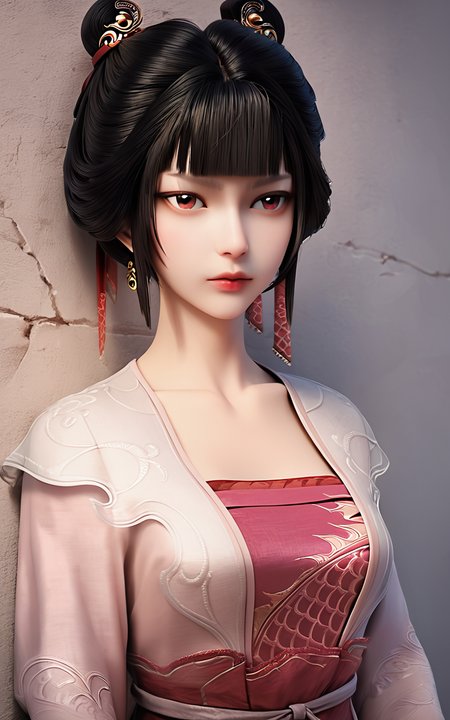 score_9,score_8_up,score_7_up,
<lora:zhiguiPony-000001:1>,
zhigui,1girl,solo,black hair,bangs,upper body,blunt bangs,chinese clothes,realistic,simple background,dress,jewelry,closed mouth,earrings,collarbone,hair ornament,see-through,wall_of_text,