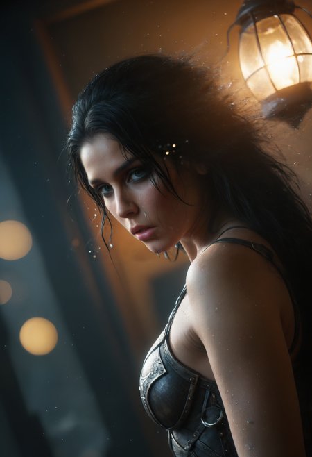 roguelike dnd, female barbarian black hair, white background, beautiful, adventure core, Cinematic lighting, Volumetric lighting, Epic composition, Photorealism, Bokeh blur, <lora:ral-dissolve:1>, ral-dissolve, <lora:add-detail-xl:1.5>, 
((very close)) (macro), realistic, ((photorealistic)), extremely detailed, glass reflection, dark shadows, hard light, hard shadows, shallow depth of field, very detailed, big-budget Hollywood movie, detailed, focus on things, wide angle, chaotic cabin in the background. vivid, photorealistic, realistic, dramatic, dark, sharp focus, 8k, cinematic photography, film mood, cinematic light, immersive composition, narrative elements, conveys emotion, mood and narrative depth to create visually striking images that feel like still frames from a film, action, highly detailed, <lora:ral-dissolve:1>, ral-dissolve