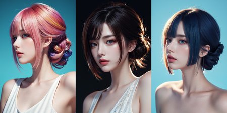 highly insanely detailed, masterpiece, top quality, best quality, highres, 4k, 8k, RAW photo, (very aesthetic, beautiful and aesthetic), rolled lob hairstyle, 
__lazy-wildcards/dataset/background-color__, 
<lora:rolled_lob-1.0:0>âââ