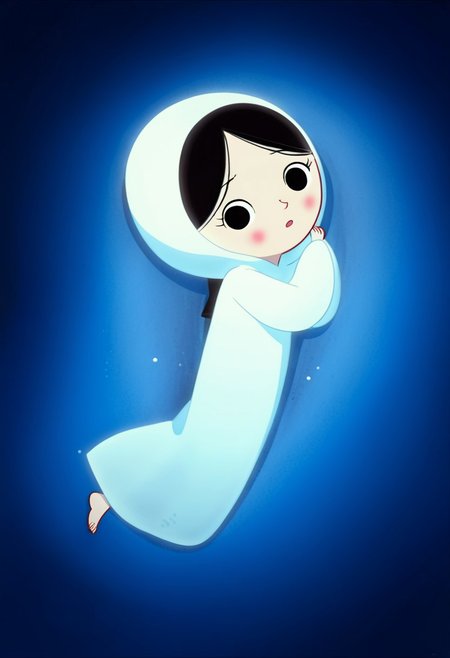 zPDXL3, source_cartoon, Perfect Hands, full body,
1girl, solo, sea bottom, looking at viewer, saoirse, black hair, black eyes, blush, ghost, hood up, robe, barefoot, glowing, lying under the sea, from above, lying on side, facing at viewer, feeling cold, eyes closed, emotionless, open mouth, sleeve past wrist, slim body, long body, highlight cloth wrinkle, anime style, dark blue background,
<lora:Perfect Hands:1>  <lora:Saoirse_-_The_Song_of_the_Sea-000009:1>