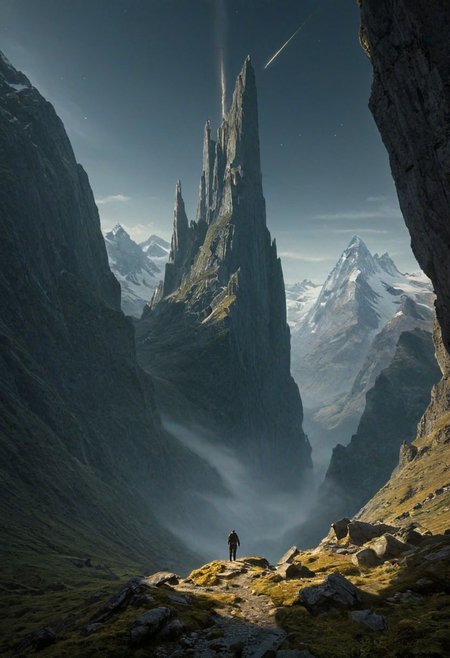 by Michal Karcz, by Arthur Sarnoff, by Marc Simonetti, <lora:3d:0.60>, cinematic photo <lora:juggernaut_cinematic:1.00>