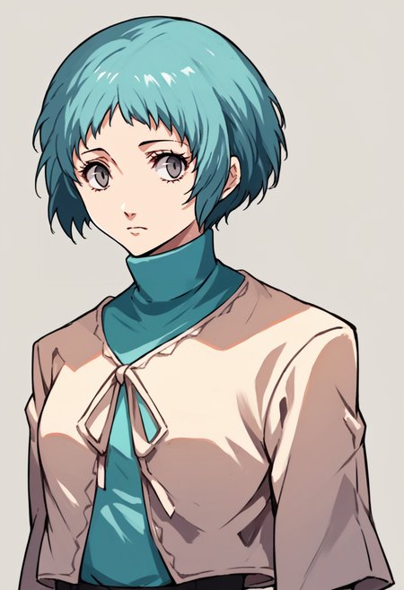 score_9, score_8_up, score_7_up, source_anime, 1girl, <lora:zs_FuukaXL:1> fuukasummer, aqua hair, short hair, grey eyes, cardigan, green turtleneck, medium breasts, <lora:zs_ZeroAzurePortraitsXL:1> zeroazureportraits, solo, upper body, simple background
