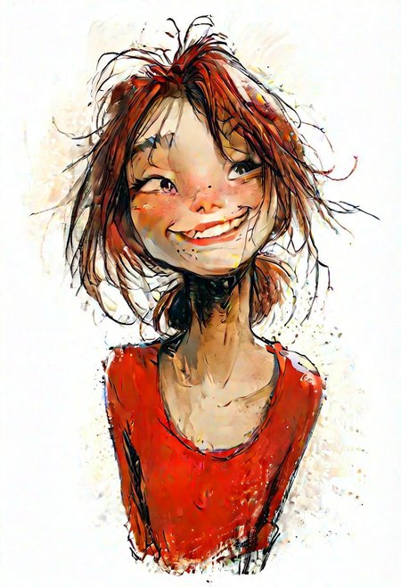 (masterpiece, best quality, highres, high resolution:1.2), extremely detailed, realistic, intricate details, 1girl, solo, red hair, Tousled Updo, widow's peak, open mouth, blush, freckles,