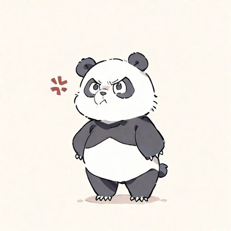 (Panda:1.2),panda , (no humans:1.1), (cute:1.2), solo, angry, claws,
 \(seedyoulater \), naguru \(cyoroama\), 
very awa, masterpiece, highres, absurdres, newest,
<lora:TA_trained:0.75>, chibi, <lora:ponyv4_noob1_2_adamW-000017:0.5>, <lora:shiroski:0.75>,