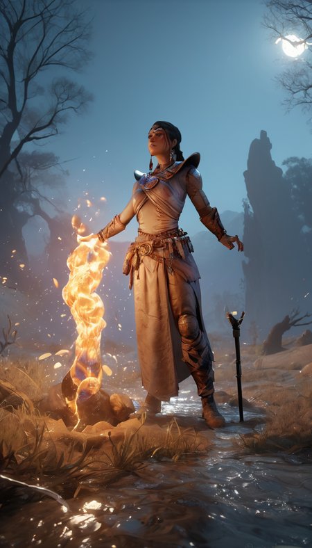 Cinematic scene, hero view, d4s sorceress <lora:diablo_4_sorceress_v0.0.1:1>, action pose, nature, detailed background, masterpiece, best quality, high quality, absurdres, (Extremely Detailed Oil Painting:1.2), glow effects, godrays, Hand drawn, render, 8k, octane render, cinema 4d, blender, dark, atmospheric 4k ultra detailed, cinematic sensual, Sharp focus, humorous illustration, big depth of field, Masterpiece, colors, 3d octane render, 4k, concept art, trending on artstation, hyperrealistic, Vivid colors, extremely detailed CG unity 8k wallpaper, trending on ArtStation, trending on CGSociety, Intricate, High Detail, dramatic, absurdes